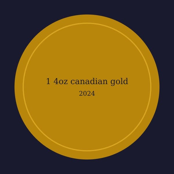 2024 1/4 oz Canadian Gold Maple Leaf
